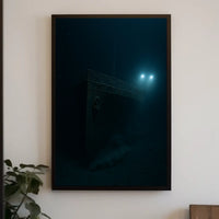 Ghostly Shipwreck Poster
