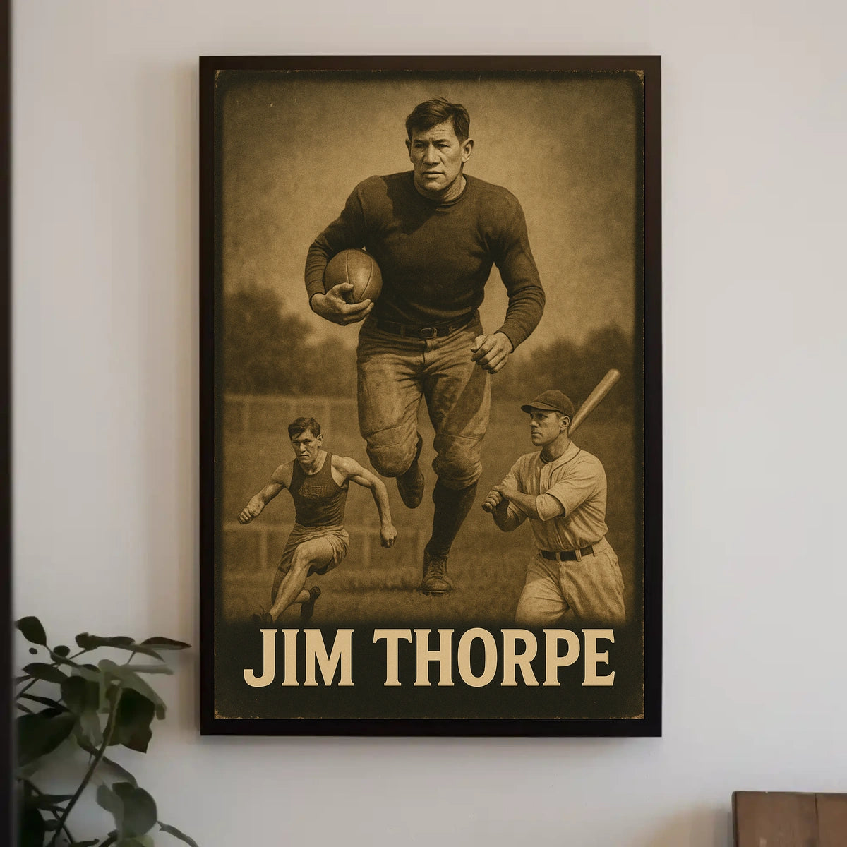 Jim Thorpe An Athletic Legend Poster