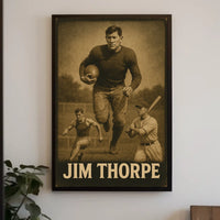 Jim Thorpe An Athletic Legend Poster