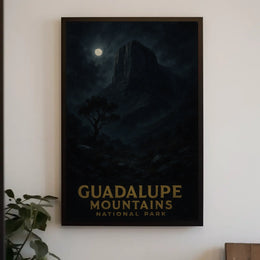Guadalupe Mountains National Park Scenic Wanderlust Poster