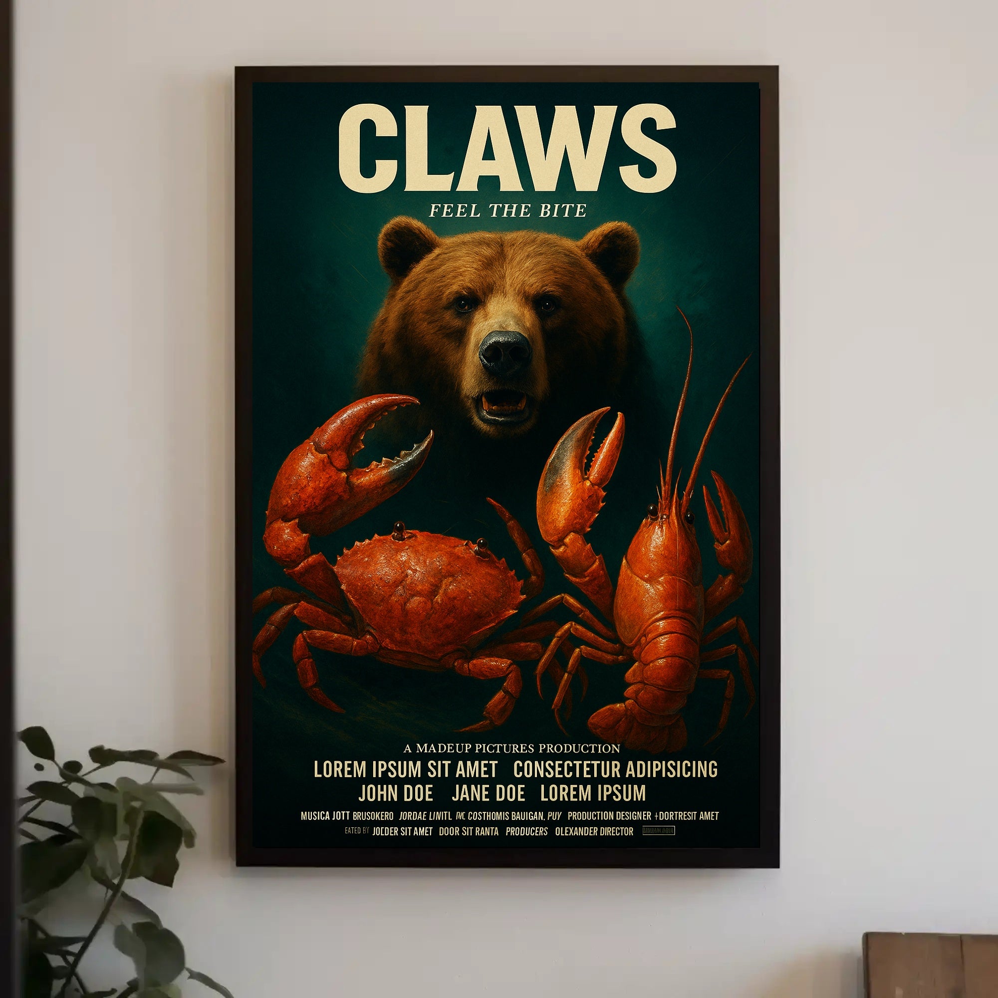 Claws Feel the Bite Vintage Poster Art PosterGoat