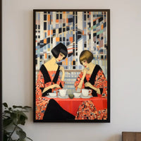Geometric Tea Time Poster