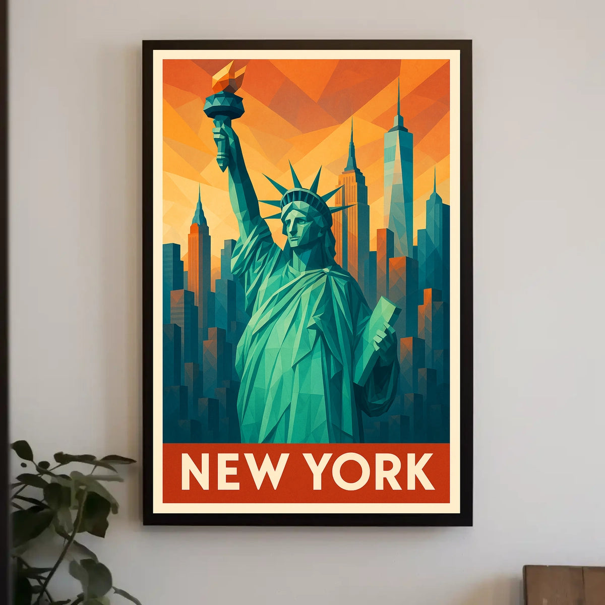 New York Iconic Skyline Poster