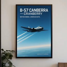 B-57 Canberra Cranberry Poster
