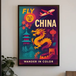 Fly China Wander in Color Poster