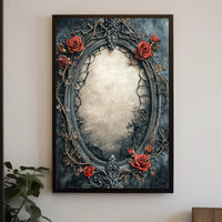 Ornate Floral Frame Poster