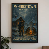George WashingtonS Winter Encampment Poster