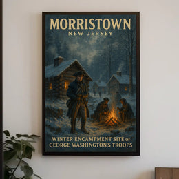 George WashingtonS Winter Encampment Poster