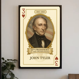 John Tyler Tenth President Wall Art History Poster