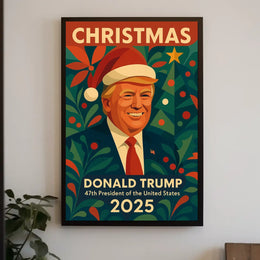 Christmas Cheer in Santa Style - Artistic Poster