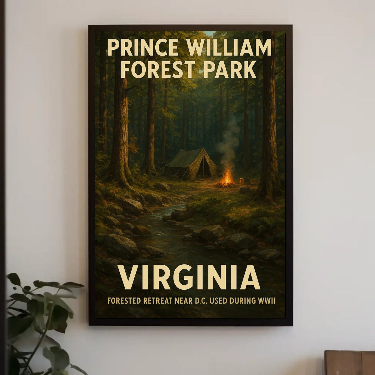 Prince William Forest Park Virginia Poster
