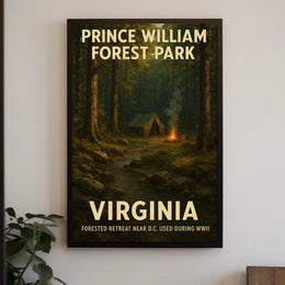 Prince William Forest Park Virginia Poster