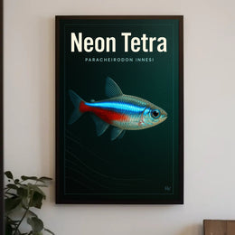 Neon Tetra Paracheirodon Innesi Poster PosterGoat