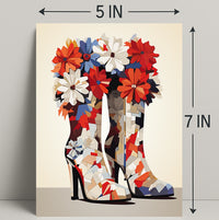 Floral Fashion Statement Poster