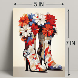 Floral Fashion Statement Poster