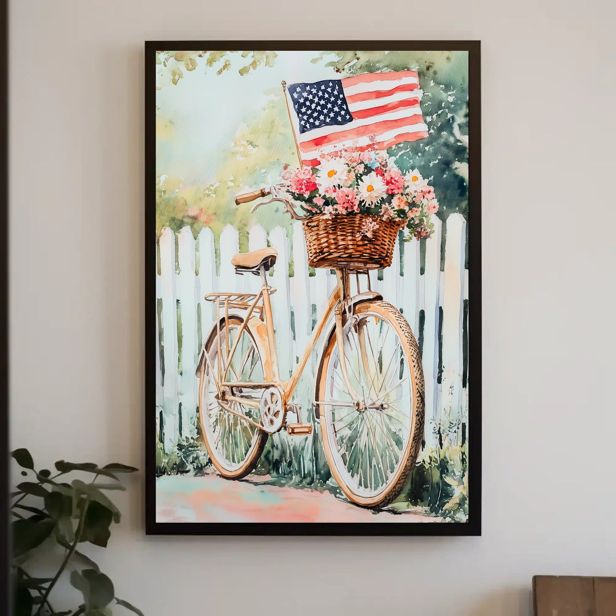 Vintage Bicycle Themed Home Decor Art Print 18x24 Poster