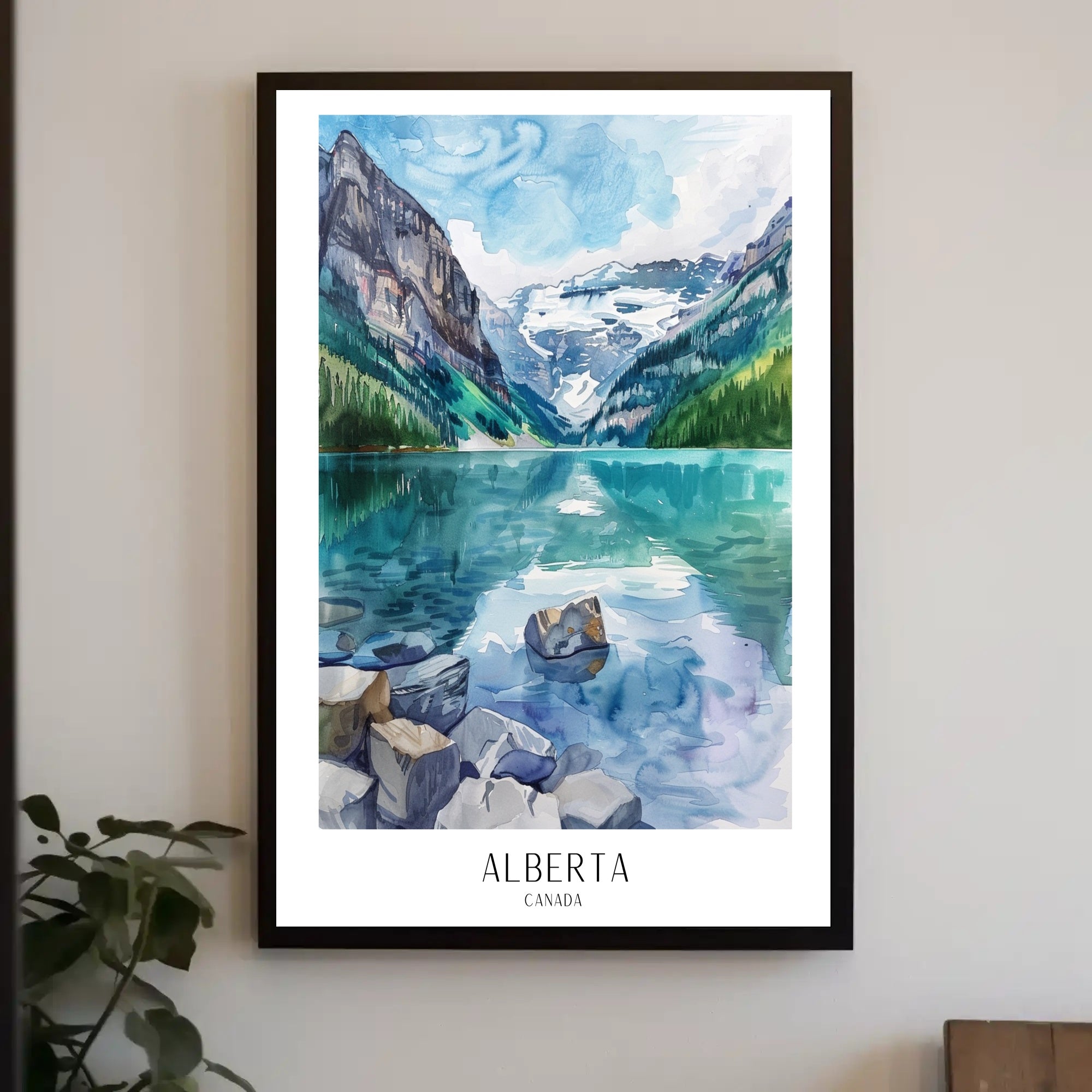Serene Landscapes of Alberta Poster PosterGoat