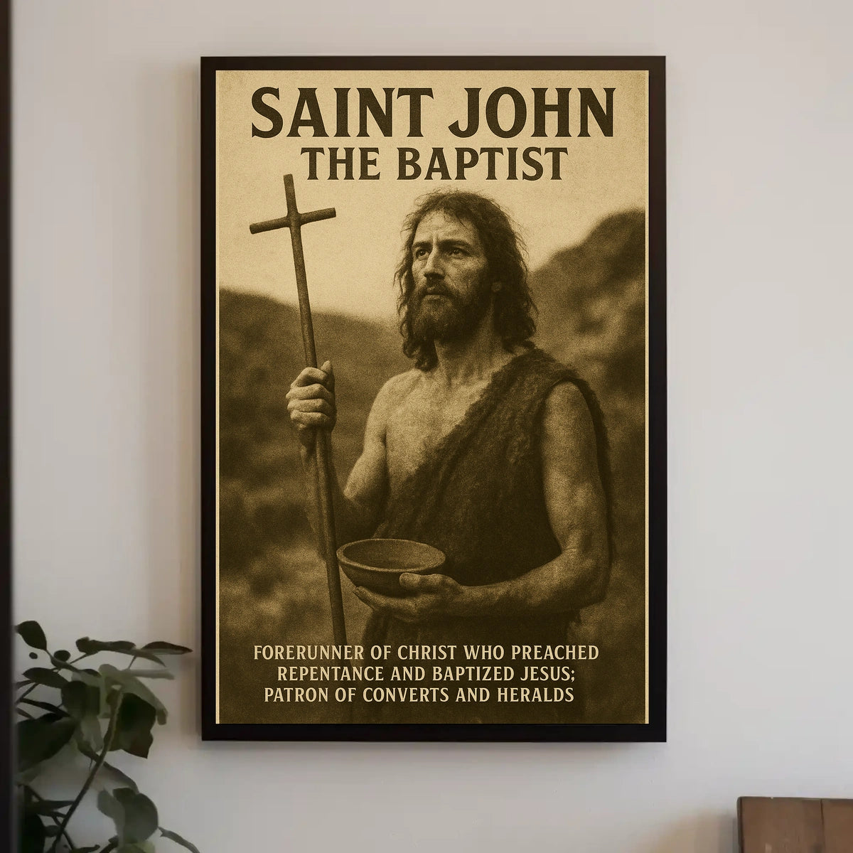 Saint John The Baptist Poster