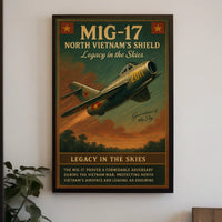 MIG-17 Legacy in the Skies Poster