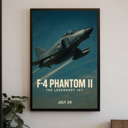 F-4 Phantom Ii The Legendary Jet Poster