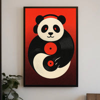 Panda Dj Vibes Poster