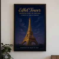 Eiffel Tower Architecture Of Dreams Poster