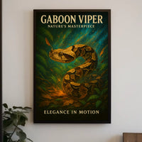 Gaboon Viper Natures Masterpiece Poster