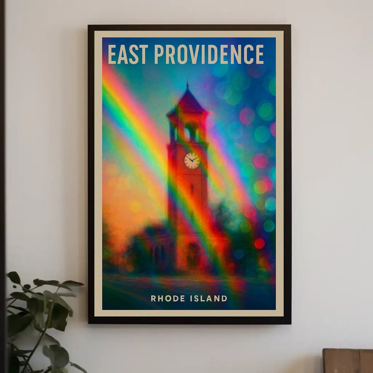 East Providence Rhode Island Wanderlust Minimalist Poster