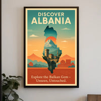 Discover Albania Wall Art Print for Decor