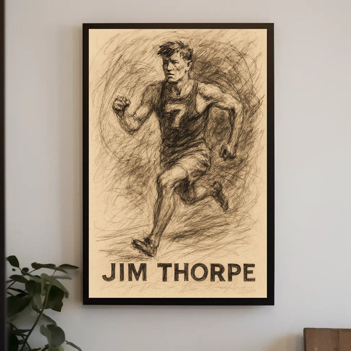 Jim Thorpe Athletic Legend Poster