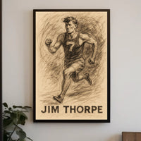 Jim Thorpe Athletic Legend Poster