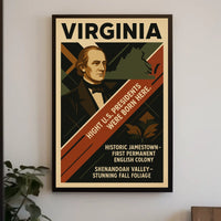 Virginia Birthplace Of U.S. Presidents Poster