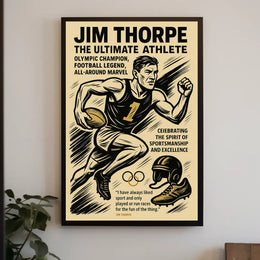 Jim Thorpe The Ultimate Athlete Jim Thorpe Poster