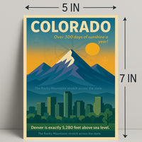 Discover Colorado Wall Art Print PosterGoat