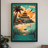 Tropical Paradise Retreat Poster