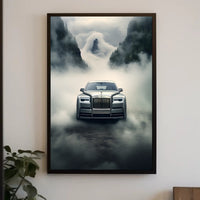 Luxurious Drive Through Mystical Mountains Poster PosterGoat