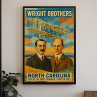 Wright Brothers Pioneers Of Flight Poster