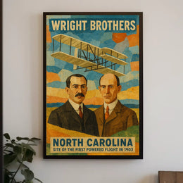 Wright Brothers Pioneers Of Flight Poster