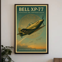 Bell XP-77 Lightweight Fighter Poster