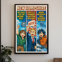 New Hampshire Highlights Poster