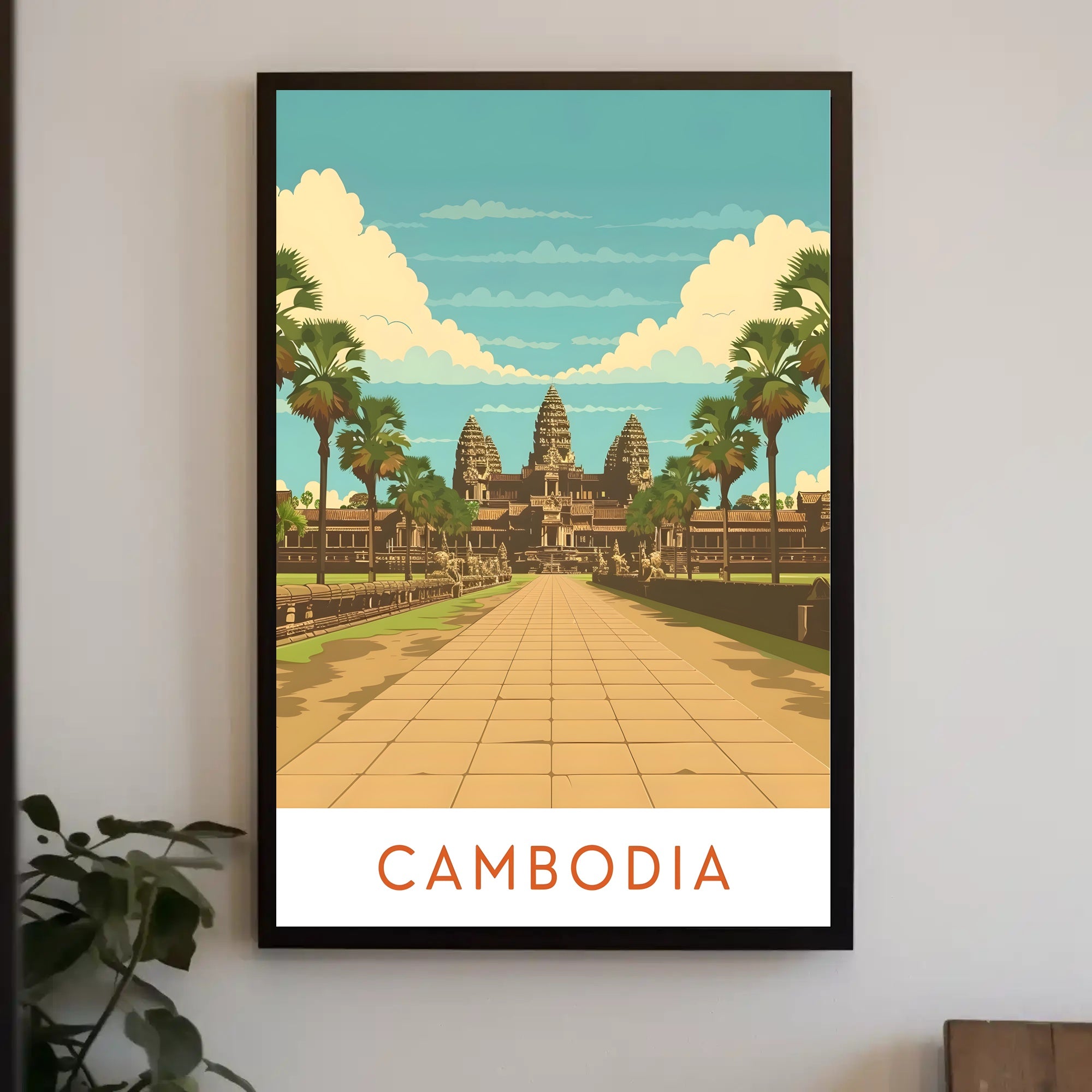 Cambodia's Majestic Heritage Poster