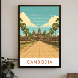 Cambodia's Majestic Heritage Poster