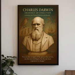 Charles Darwin Architect Of Evolution Poster