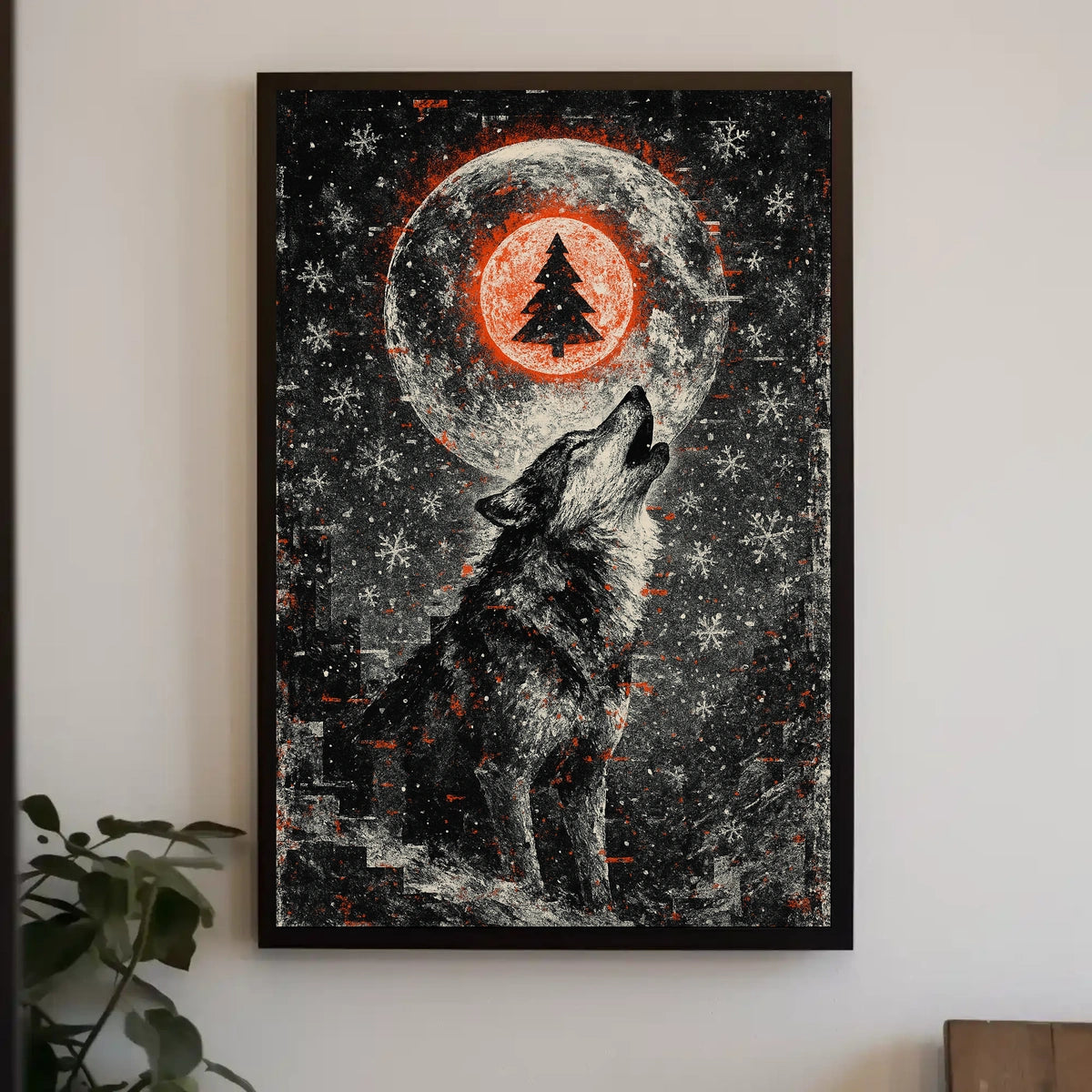 Howling Under the Winter Moon Poster