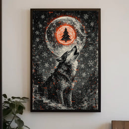 Howling Under the Winter Moon Poster