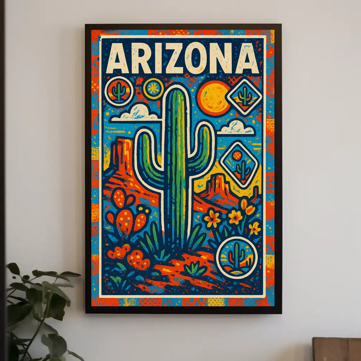 Arizona Desert Vibes Poster