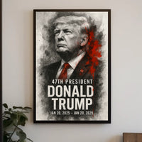 Donald Trump 47th President Poster