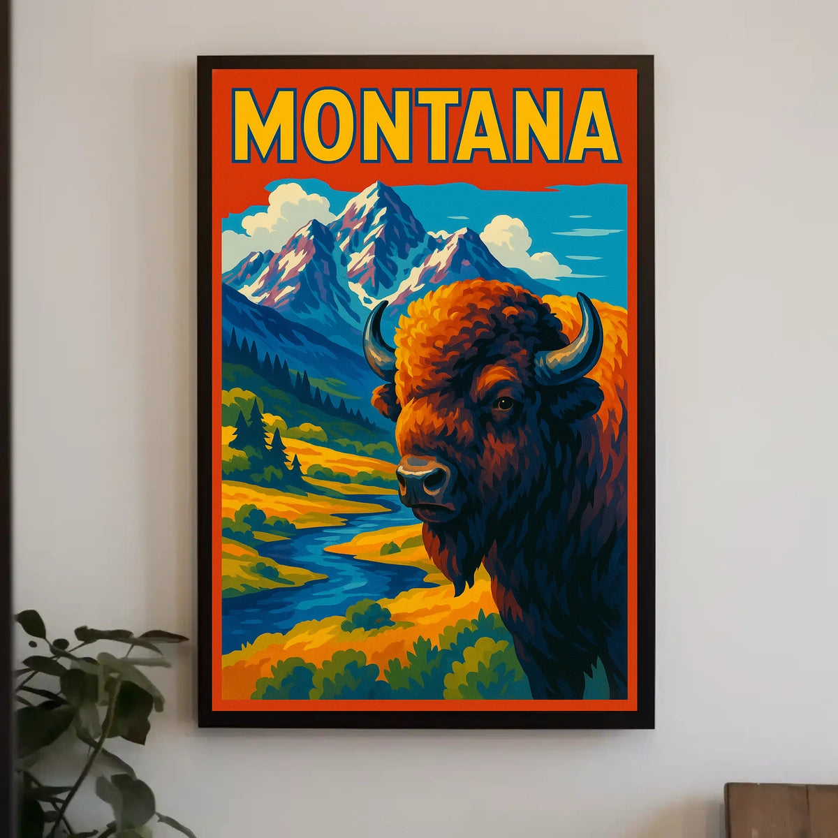 Montana Wilderness Poster