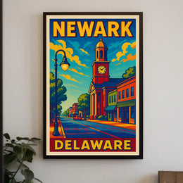 Newark, Delaware Poster