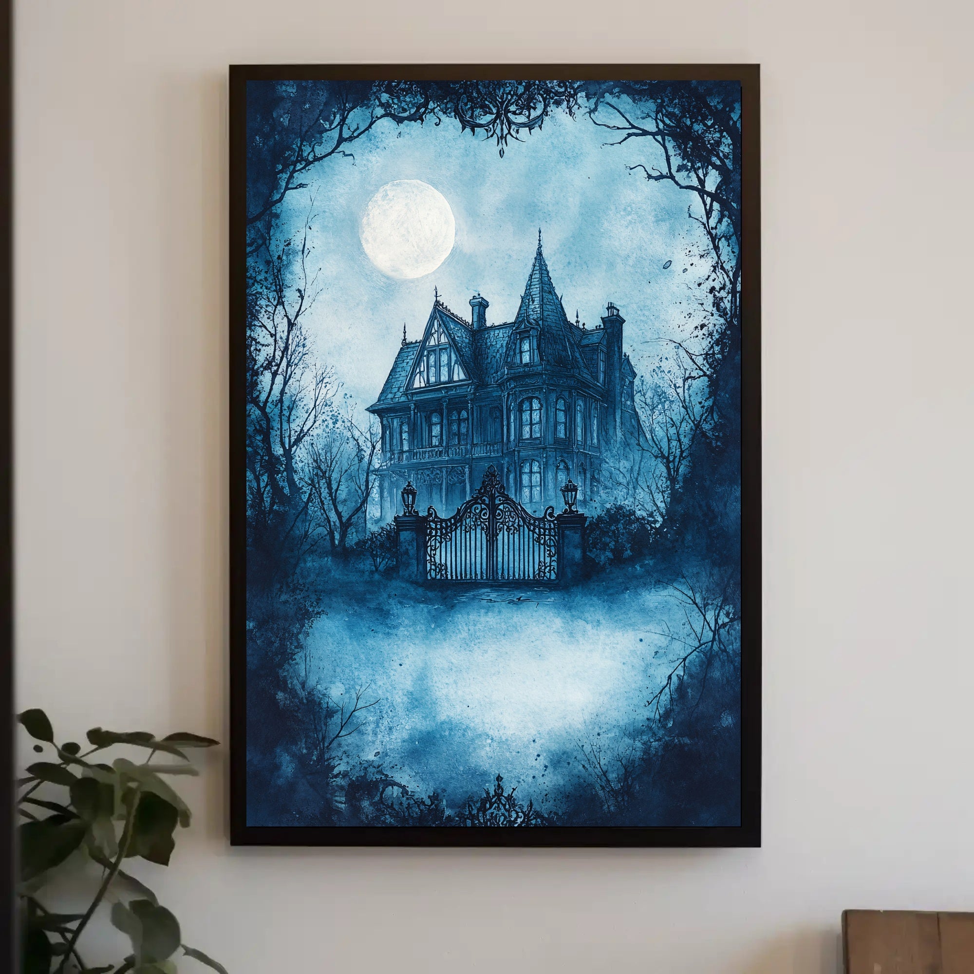 Haunted Mansion Under The Moon Poster